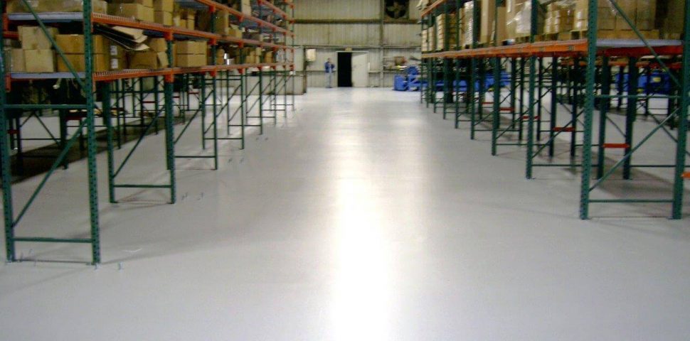 flooring of a warehouse